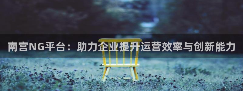 威九国际体育：南宫NG平台：助力企业提升运营效率与创新能力