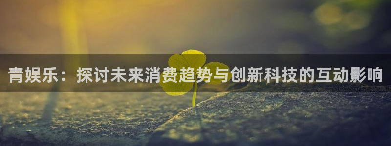 威九国际包怎么样：青娱乐：探讨未来消费趋势与创新科技的互动影响