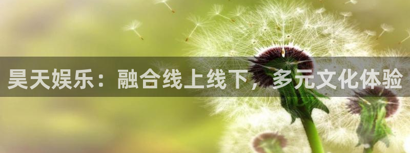 威九国际f凯捷平台在线注册：昊天娱乐：融合线上线下，多元文化体验